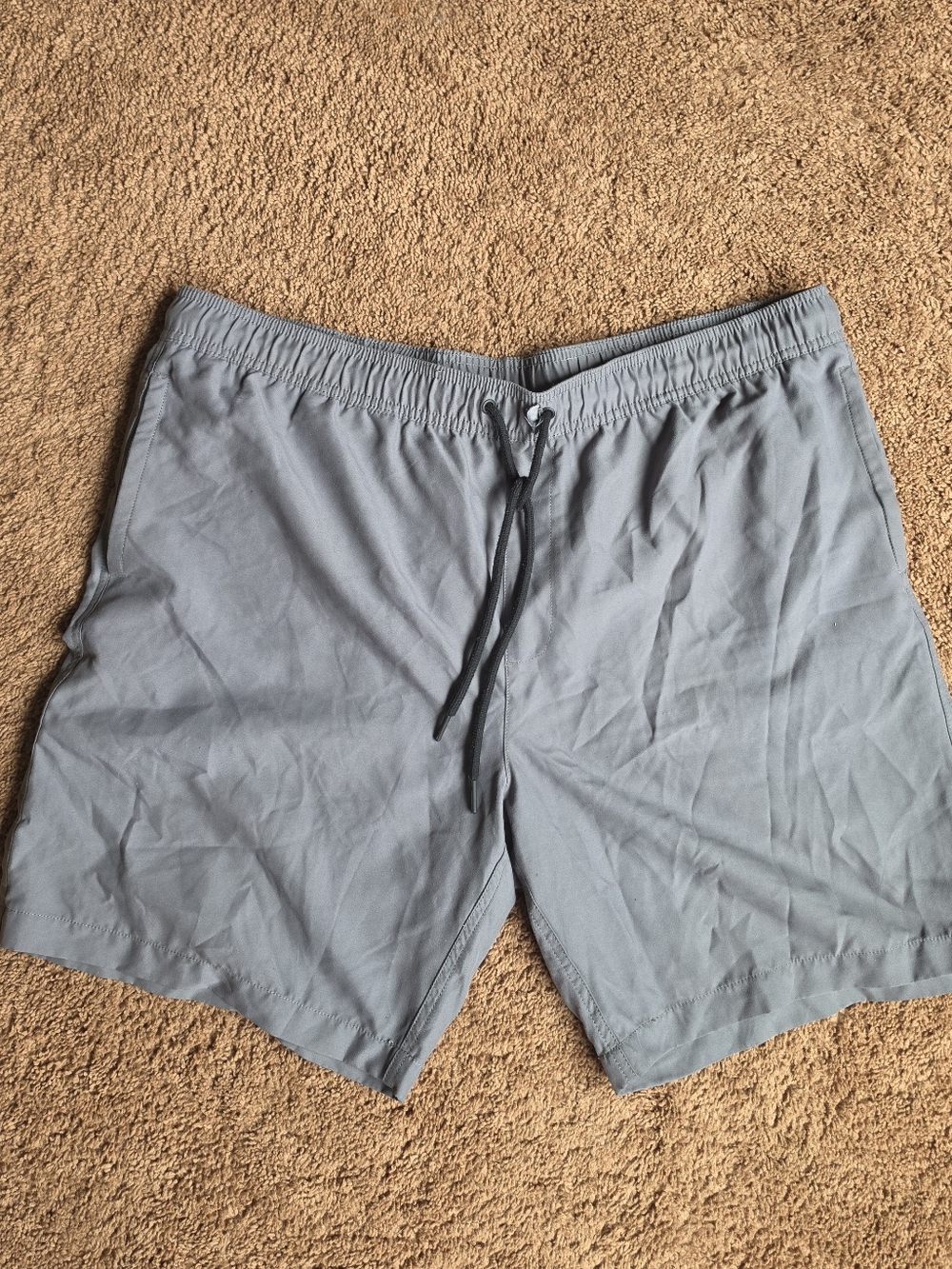 Amazon Essentials Gray Elastic Waist Shorts